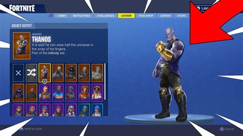 Fortnite Thanos Gameplay Thanos Is In Fortnite New Limited Time