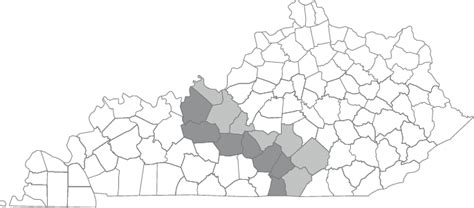 Kentucky Time Zone Map By County Map