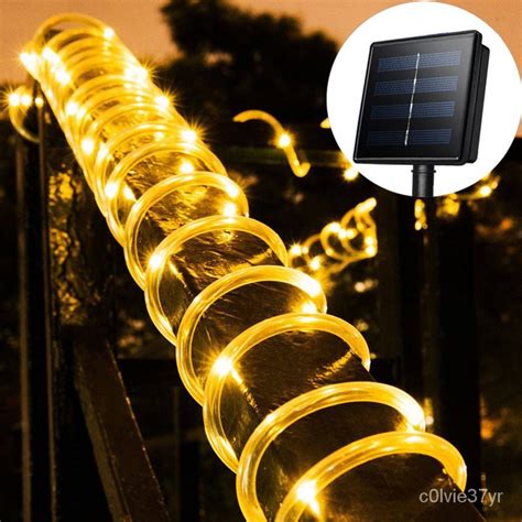 Royalulu Led Outdoor Solar String Lights Lamp 200 Leds Fairy Holiday