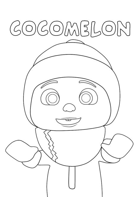 Cocomelon Logo For Kids Coloring Pages Cocomelon Coloring Pages Pdmrea