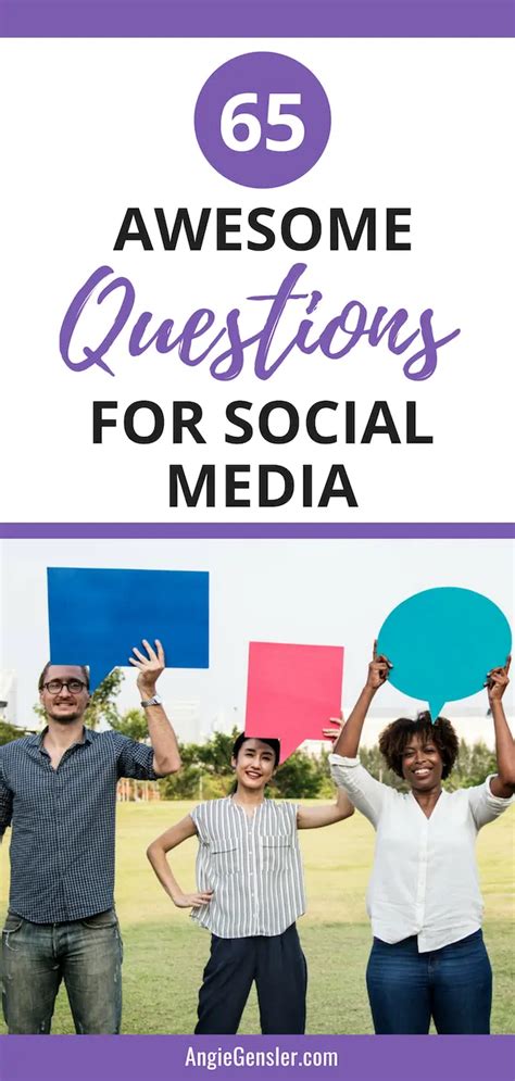 65 Social Media Questions To Increase Engagement Angie Gensler