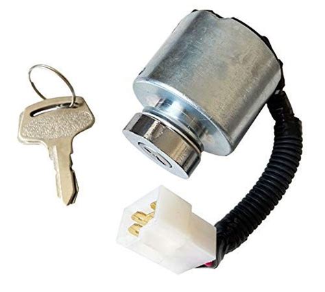 New Replacement Ignition Key Switch Compatible With Kubota G1800 G2000