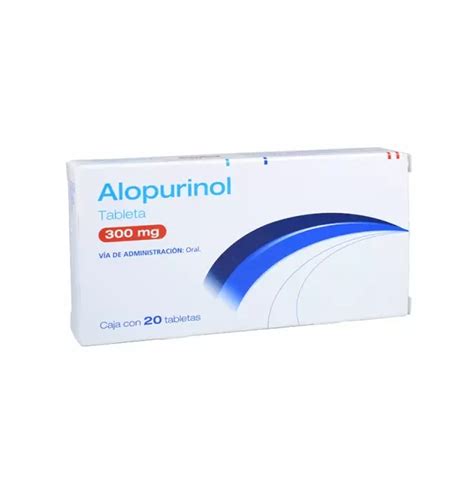 Alopurinol 300 Mg Con 20 Tabletas