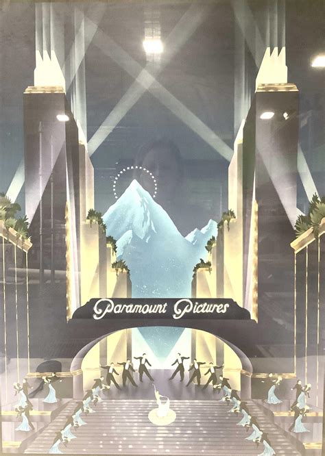 Lot Paramount Pictures 75th Anniversary Poster