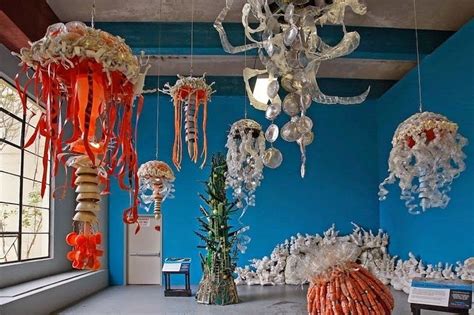 Sea Creatures Recycled Materials Ocean Art Sea Creatures Art