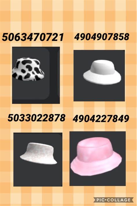 Aesthetic Hat Codes Bloxburg Coding Robloxclothing Robloxoutfits