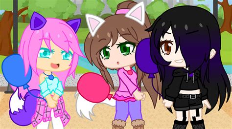 My Girls With Balloons Gacha Club By Arwenthecutewolfgirl On Deviantart