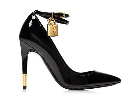 Padlock Pump Shop Tom Ford Online Store Tom Ford Shoes Ankle Strap