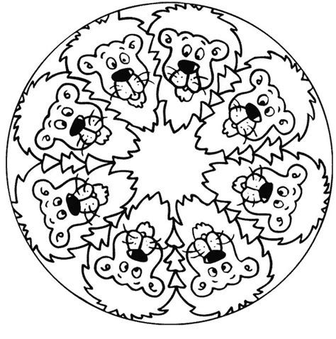 Lion Mandala Coloring Pages at GetColorings.com | Free printable