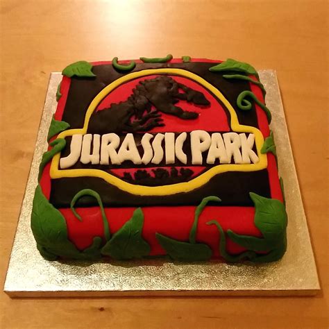 Image Result For Jurassic Park Cakes Park Birthday Jurassic Park