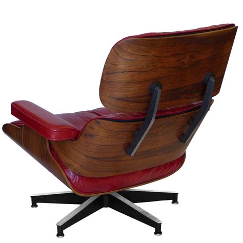 Get the best deals on leather office chairs. Custom Red Rosewood Eames 670 Chair & 671 Ottoman | TFTM ...