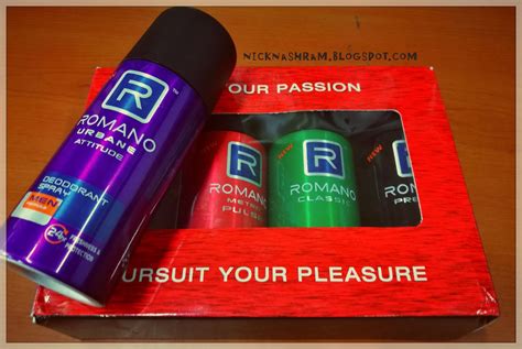 Flirty, cheesy, witty, and funny. Romano Deodorant Spray : Haruman Untuk Lelaki Masa Kini ...