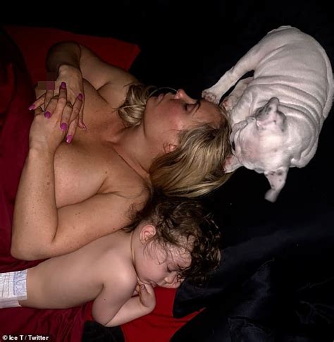 Ice T Shares Photo Of Wife Coco Austin Topless In Bed Daily Mail Online