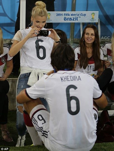 germany s wags invade pitch after world cup win and carry on partying all night daily mail online