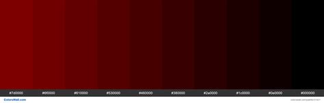 Shades X11 Color Dark Red 8b0000 Hex Colorswall