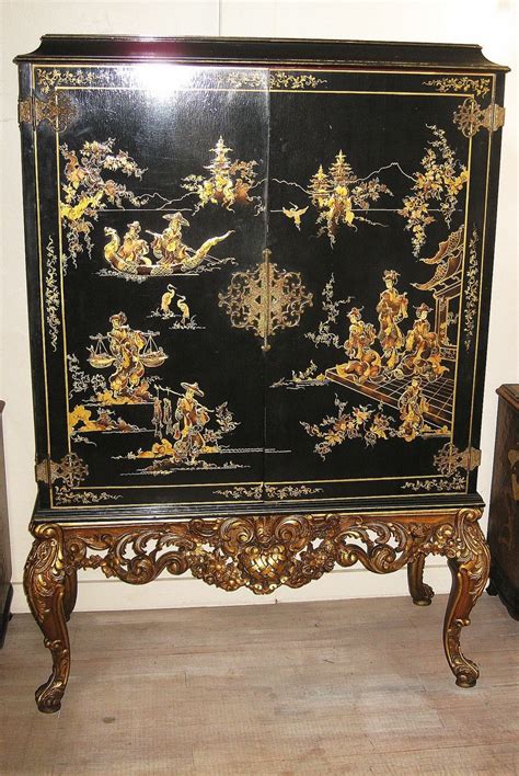 Shop pottery barn for expertly crafted black lacquer cabinet. Elegant Chinese Black Lacquer and Gilt Cabinet | Chinoiserie, Decorative boxes, Antiques