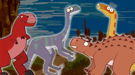 Most Interesting Dinosaur Funny Dinosaur Cartoons For Kids Learn