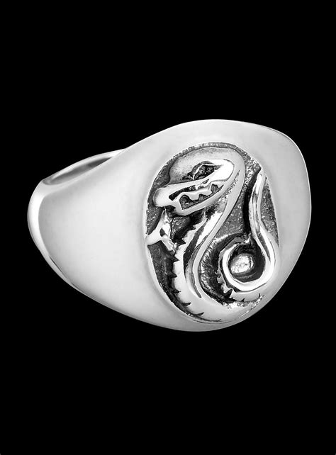 You are protected, in short, by your ability to love! Harry Potter Slytherin Siegelring - maskworld.com