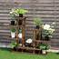 Premium Plant Stand Outdoor Indoor Wooden Tiered Shelf  Boughtnext
