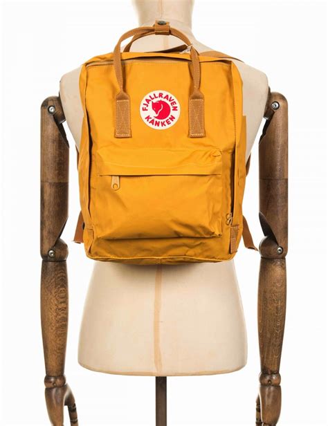Fjallraven Kanken Classic Backpack Ochre Accessories From Fat