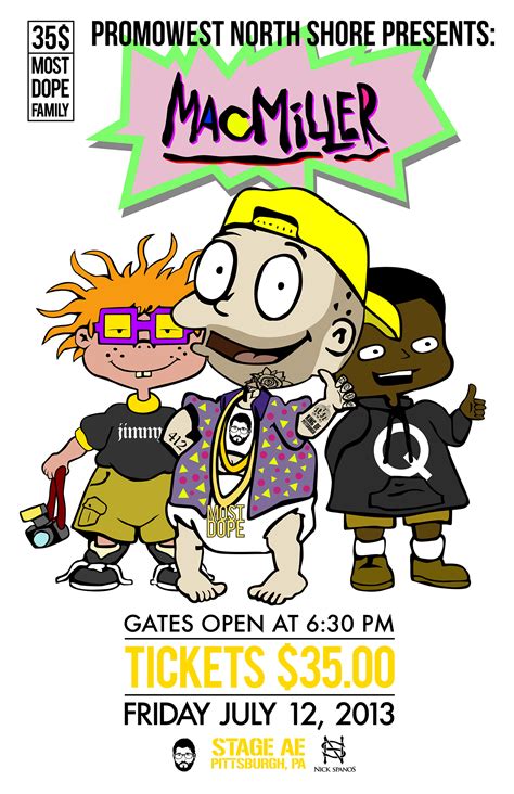 Mac Miller Stage AE Poster on Behance
