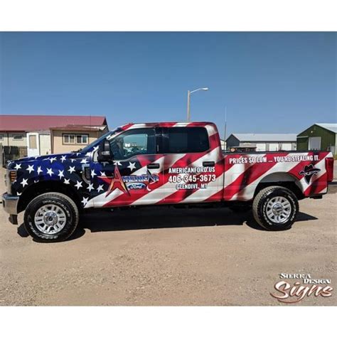Ford F250 Wrapped In Printed Avery 1105 And 1360z Gloss