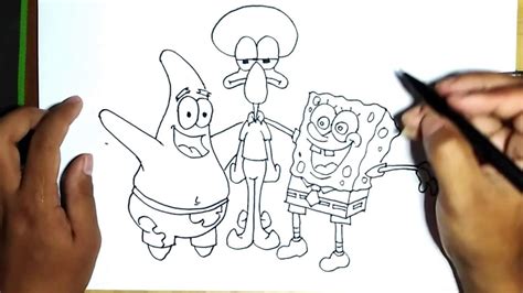 Detail Sketsa Gambar Spongebob Koleksi Nomer 19