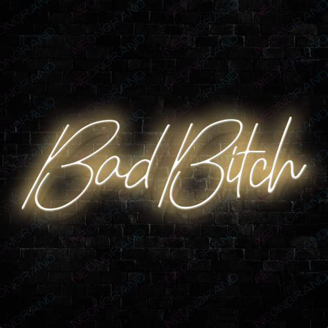 Bad Bitch Neon Sign Aesthetic Led Light In 2023 Neon Signs Custom