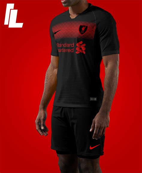 This is the hub for liverpool f.c. Photo: Black and red Liverpool Nike concept kit - Anfield ...