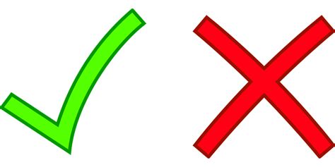 De Verificación Cruz Rojo · Gráficos Vectoriales Gratis En Pixabay