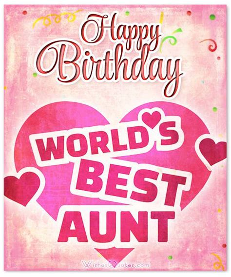 Heartfelt Birthday Wishes For Your Aunt By Wishesquotes