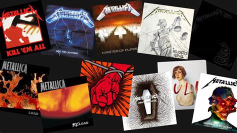 Metallica Albums Discography List Of Metallica Albums