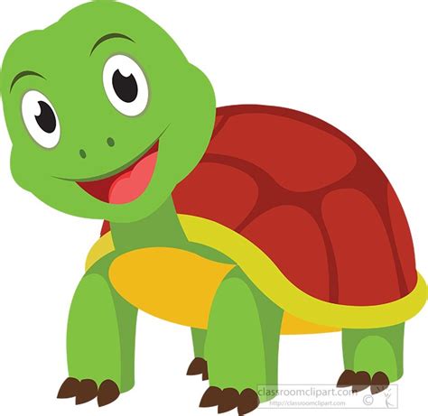 Turtle Clipart Clipart Green Smiling Cute Turtle Clipart Classroom