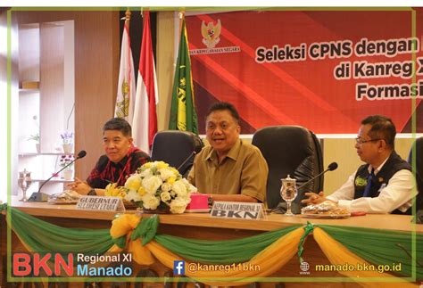 .bkn bersama sejumlah lembaga terkait misalnya badan intelijen negara (bin), badan intelijen ali pun menegaskan bahwa, seluruh alat tes berupa soal dan materi wawancara disusun oleh bkn. Situs Resmi Kantor Regional XI BKN Manado