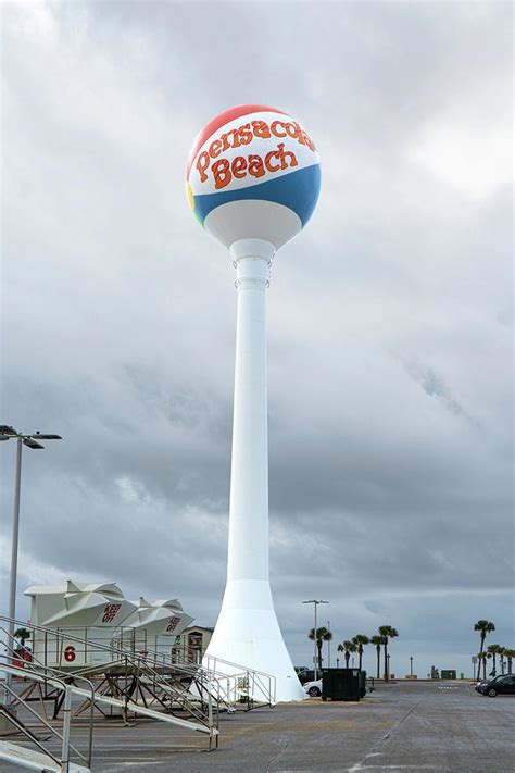 Pensacola Beach Water Tower Photograph By Sharon Popek Pixels