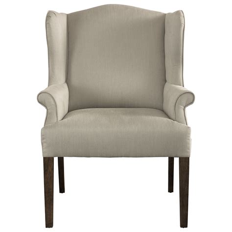 Bassett Arden Customizable Wing Back Dining Chair Wayside Furniture