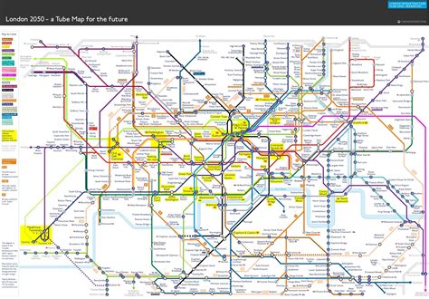The Tube Map Of The Future Looks Like A Colourful Squiggly Mess