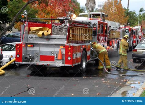 Fire Department Paramedic Stock Photo Image Of Catastrophe 4744272
