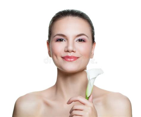 100709 Beautiful Woman Beauty Skincare Facial Treatment Stock Photos