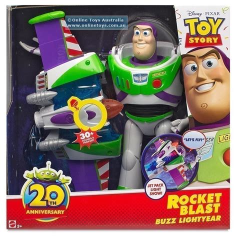 Toy Story 20th Anniversary Rocket Blast Buzz Lightyear Figure