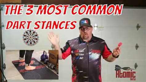3 Common Dart Stances For Posture And Balance Youtube