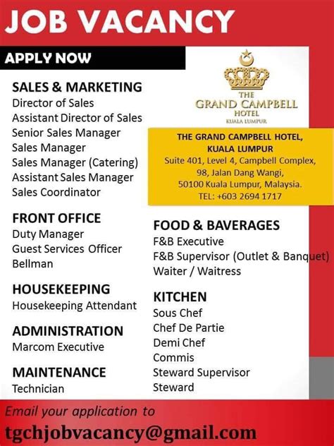 Job ad posting site for work in malaysia for foreigners, americans. Vacancy Jobs Malaysia