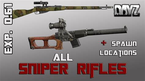 Dayz Standalone Sniper Rifles New Sounds Spawn Locations Ammo
