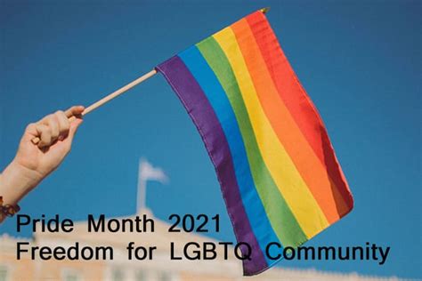 pride month 2021 freedom for lgbtq community