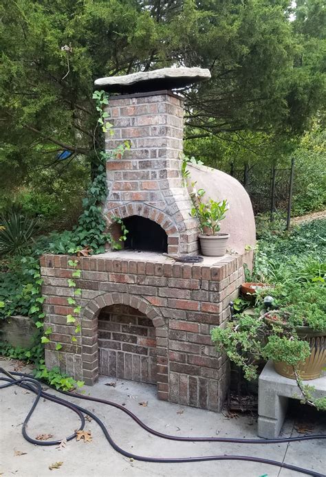Jerry K Build A Stunning Pizza Oven And Finished It With Brick And