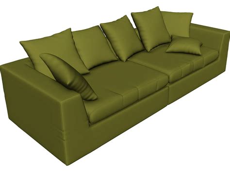 Sofa 3d Model 3dcadbrowser