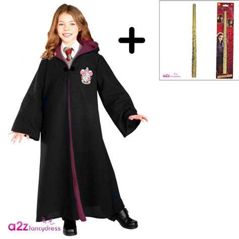 Harry Potter Hermione Granger Deluxe Gryffindor Robe Costume Set