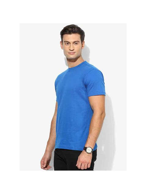 Solid Round Neck T Shirt For Men By Mgrandbear Pikmax