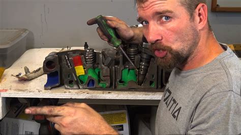 Whats Inside A Ford 73 Powerstroke Cylinder Head Youtube