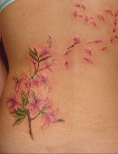 Script with flower tattoo on the ankle. Azalea tattoo | Tattoos & Gauges | Pinterest | Future ...